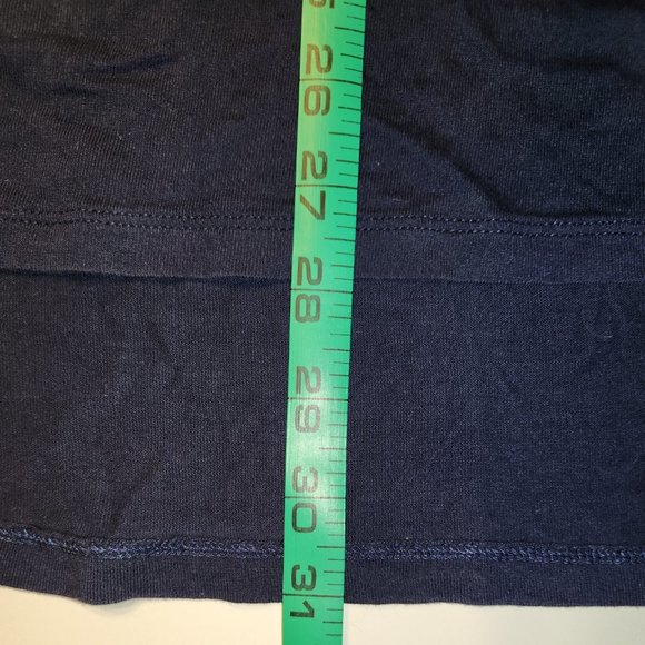 Lace Top Navy Blue Hi-Low Racer Back Dress - Picture 9 of 11